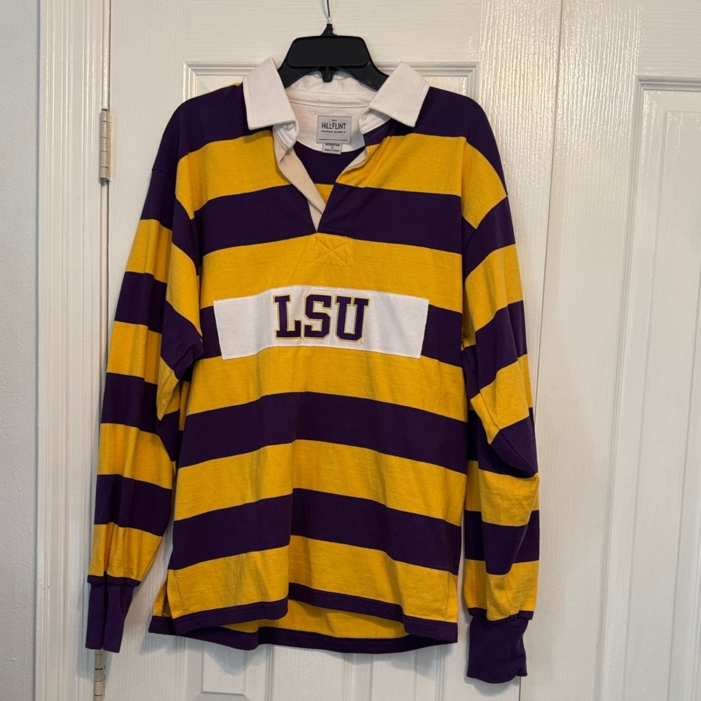 LSU Hillflint Extremely Rare Rugby Shirt size M